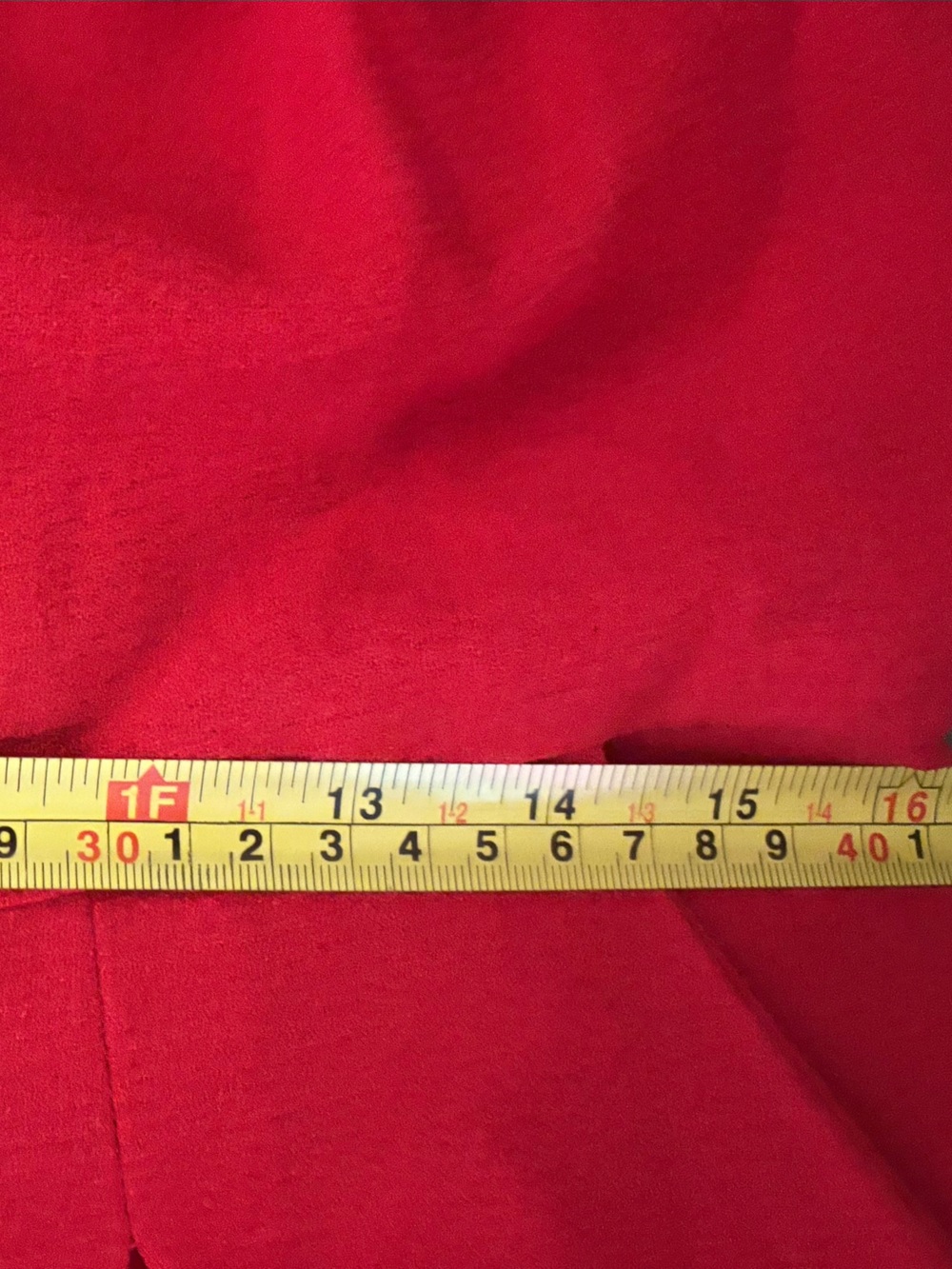 Elegant Red Wide-Leg Jumpsuit with Belt. New York & Company. Size 10 - Picture 10 of 14